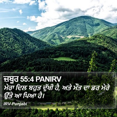 ਜ਼ਬੂਰ 55:4 PANIRV Bible Verse Image