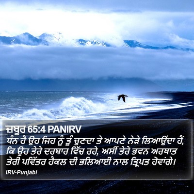 ਜ਼ਬੂਰ 65:4 PANIRV Bible Verse Image
