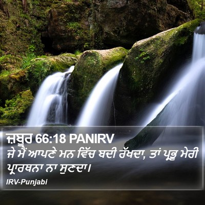 ਜ਼ਬੂਰ 66:18 PANIRV Bible Verse Image