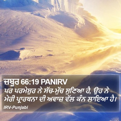 ਜ਼ਬੂਰ 66:19 PANIRV Bible Verse Image