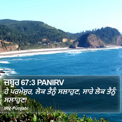 ਜ਼ਬੂਰ 67:3 PANIRV Bible Verse Image
