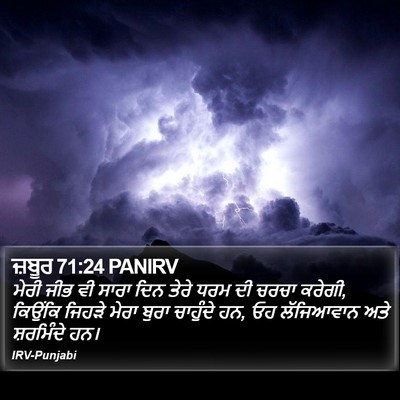 ਜ਼ਬੂਰ 71:24 PANIRV Bible Verse Image
