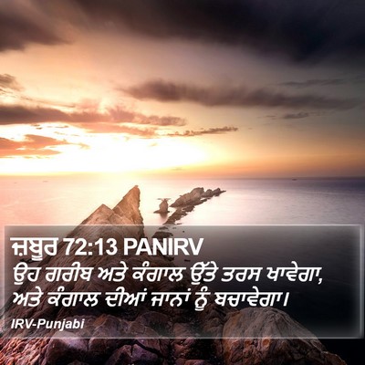 ਜ਼ਬੂਰ 72:13 PANIRV Bible Verse Image