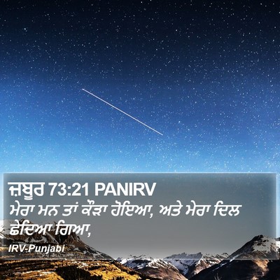 ਜ਼ਬੂਰ 73:21 PANIRV Bible Verse Image