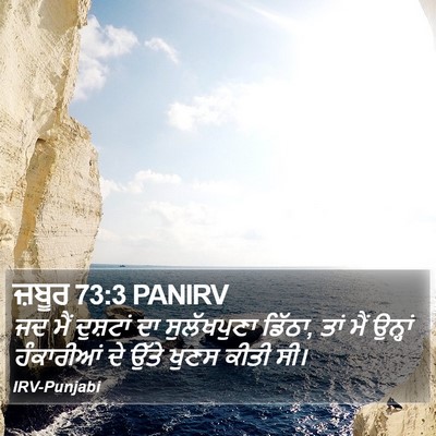 ਜ਼ਬੂਰ 73:3 PANIRV Bible Verse Image