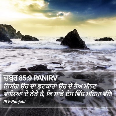 ਜ਼ਬੂਰ 85:9 PANIRV Bible Verse Image