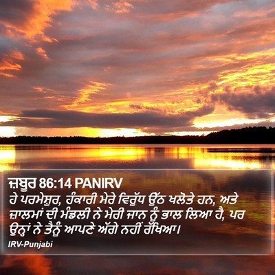 ਜ਼ਬੂਰ 86:14 PANIRV Bible Verse Image