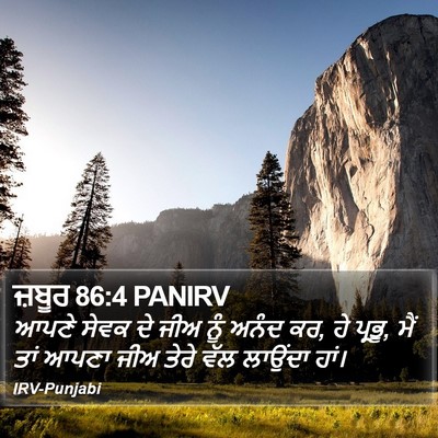 ਜ਼ਬੂਰ 86:4 PANIRV Bible Verse Image