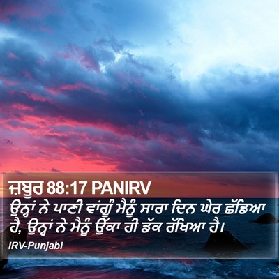 ਜ਼ਬੂਰ 88:17 PANIRV Bible Verse Image