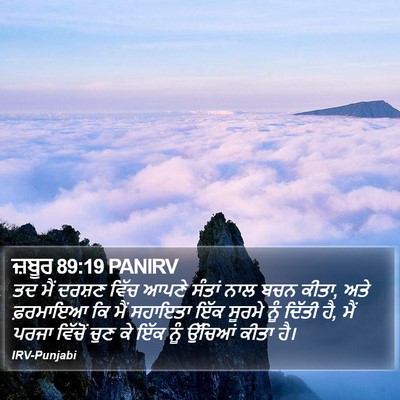 ਜ਼ਬੂਰ 89:19 PANIRV Bible Verse Image