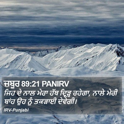 ਜ਼ਬੂਰ 89:21 PANIRV Bible Verse Image