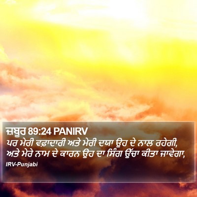 ਜ਼ਬੂਰ 89:24 PANIRV Bible Verse Image