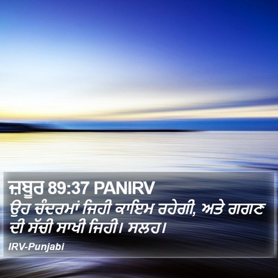 ਜ਼ਬੂਰ 89:37 PANIRV Bible Verse Image