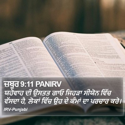 ਜ਼ਬੂਰ 9:11 PANIRV Bible Verse Image