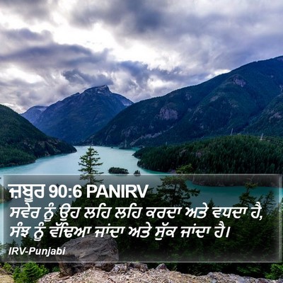 ਜ਼ਬੂਰ 90:6 PANIRV Bible Verse Image