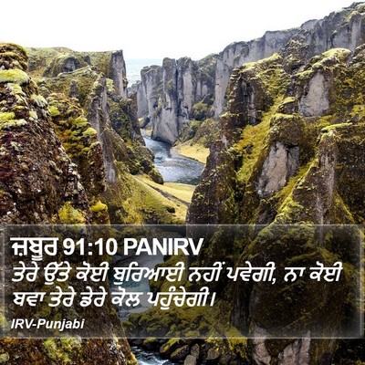 ਜ਼ਬੂਰ 91:10 PANIRV Bible Verse Image