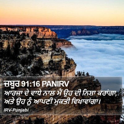 ਜ਼ਬੂਰ 91:16 PANIRV Bible Verse Image
