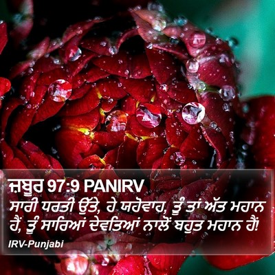 ਜ਼ਬੂਰ 97:9 PANIRV Bible Verse Image