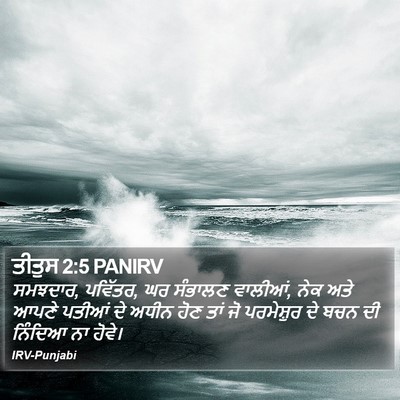 ਤੀਤੁਸ 2:5 PANIRV Bible Verse Image