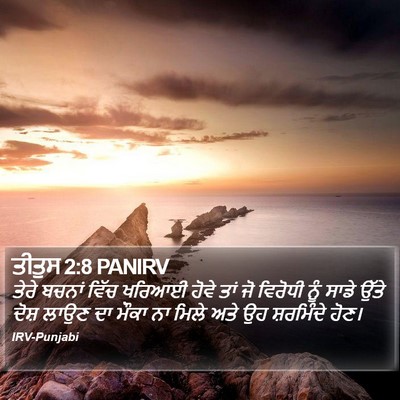 ਤੀਤੁਸ 2:8 PANIRV Bible Verse Image