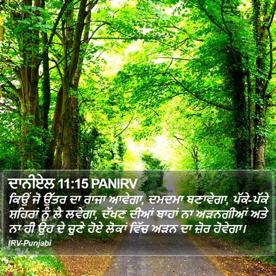 ਦਾਨੀਏਲ 11:15 PANIRV Bible Verse Image