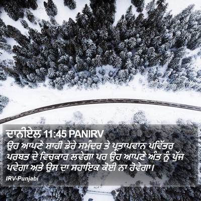 ਦਾਨੀਏਲ 11:45 PANIRV Bible Verse Image