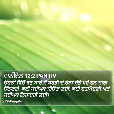ਦਾਨੀਏਲ 12:2 PANIRV Bible Verse Image