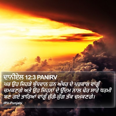 ਦਾਨੀਏਲ 12:3 PANIRV Bible Verse Image
