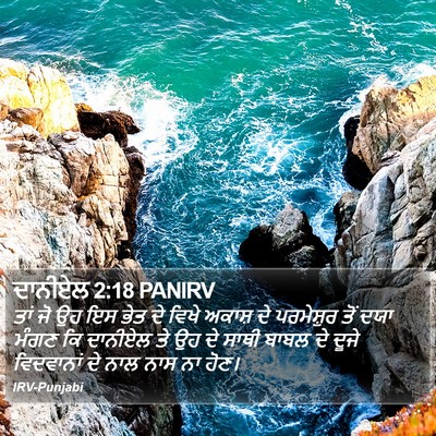 ਦਾਨੀਏਲ 2:18 PANIRV Bible Verse Image