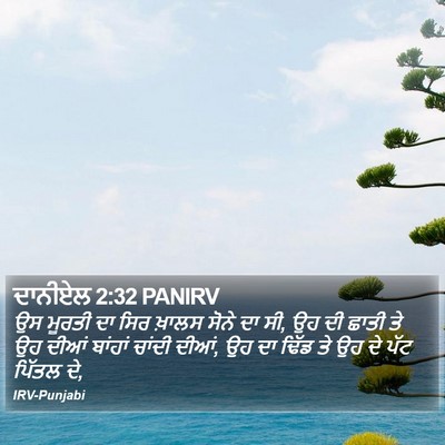 ਦਾਨੀਏਲ 2:32 PANIRV Bible Verse Image