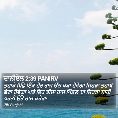 ਦਾਨੀਏਲ 2:39 PANIRV Bible Verse Image
