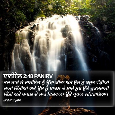 ਦਾਨੀਏਲ 2:48 PANIRV Bible Verse Image