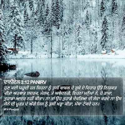 ਦਾਨੀਏਲ 3:12 PANIRV Bible Verse Image