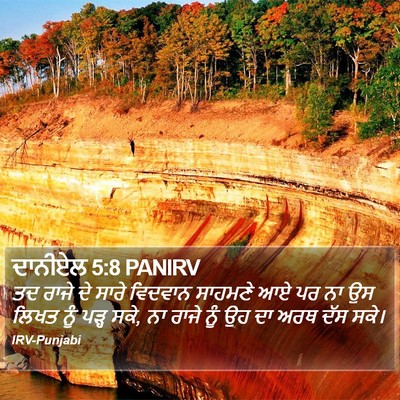 ਦਾਨੀਏਲ 5:8 PANIRV Bible Verse Image