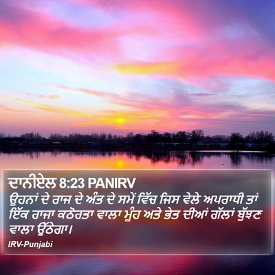 ਦਾਨੀਏਲ 8:23 PANIRV Bible Verse Image
