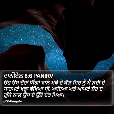 ਦਾਨੀਏਲ 8:6 PANIRV Bible Verse Image