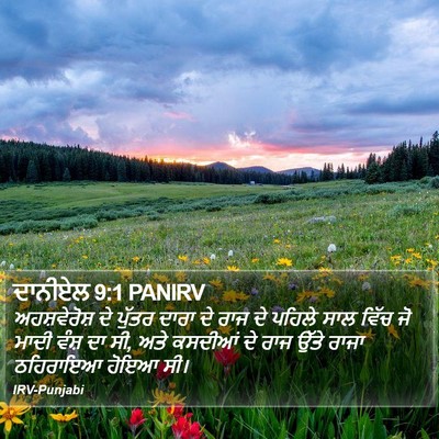 ਦਾਨੀਏਲ 9:1 PANIRV Bible Verse Image