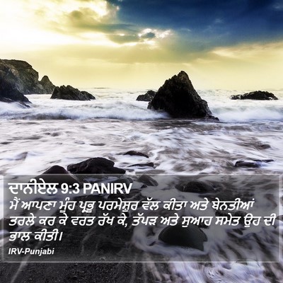 ਦਾਨੀਏਲ 9:3 PANIRV Bible Verse Image