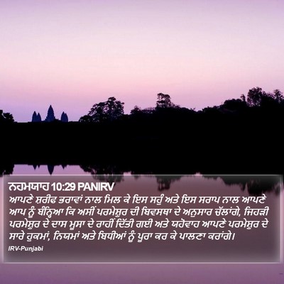 ਨਹਮਯਾਹ 10:29 PANIRV Bible Verse Image