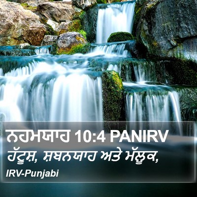 ਨਹਮਯਾਹ 10:4 PANIRV Bible Verse Image