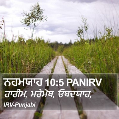 ਨਹਮਯਾਹ 10:5 PANIRV Bible Verse Image