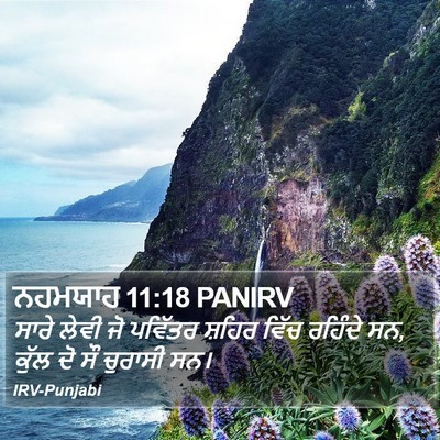 ਨਹਮਯਾਹ 11:18 PANIRV Bible Verse Image
