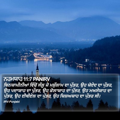 ਨਹਮਯਾਹ 11:7 PANIRV Bible Verse Image