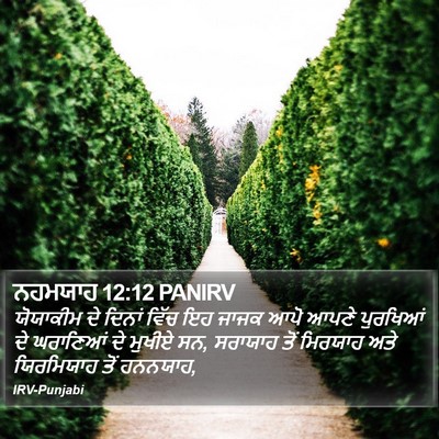 ਨਹਮਯਾਹ 12:12 PANIRV Bible Verse Image