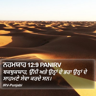 ਨਹਮਯਾਹ 12:9 PANIRV Bible Verse Image