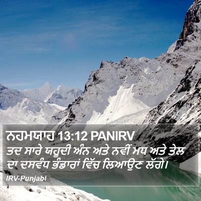 ਨਹਮਯਾਹ 13:12 PANIRV Bible Verse Image