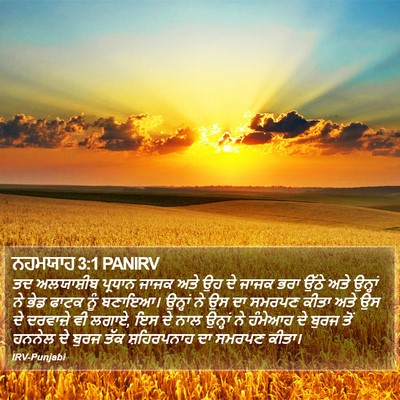 ਨਹਮਯਾਹ 3:1 PANIRV Bible Verse Image