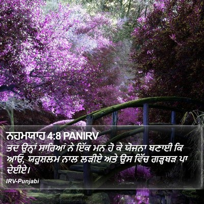 ਨਹਮਯਾਹ 4:8 PANIRV Bible Verse Image