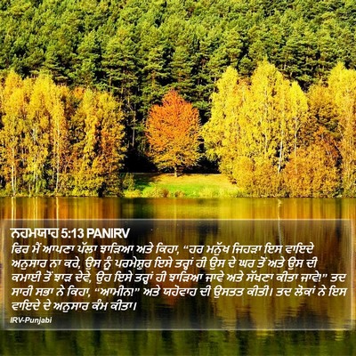 ਨਹਮਯਾਹ 5:13 PANIRV Bible Verse Image