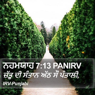 ਨਹਮਯਾਹ 7:13 PANIRV Bible Verse Image